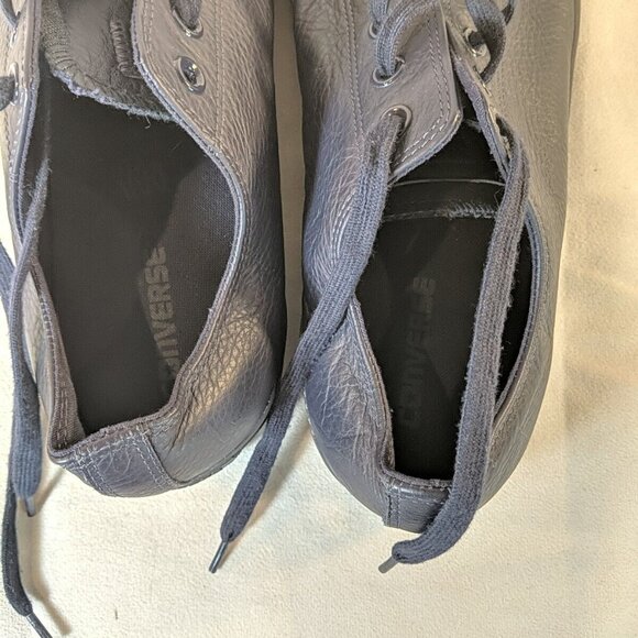 Converse Leather Inked 151105C Mens 13 Navy Blue Low Top Sneaker Shoe OX CTAS - Picture 11 of 12